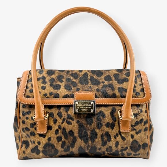 Dolce & Gabbana Leopard Print “Via San Damiano” Shoulder Bag - Picture 13 of 14